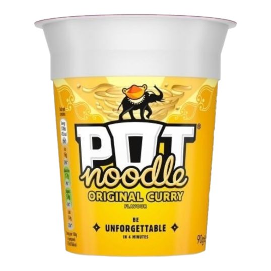 POT NOODLE ORIGINAL CURRY STANDARD 90 GMS