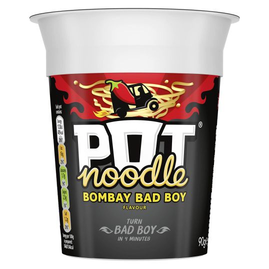 POT NOODLE BOMBAY BAD BOY STANDARD 90 GMS