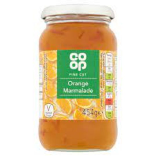 COOP FINE CUT ORANGE MARMALADE 454 GMS