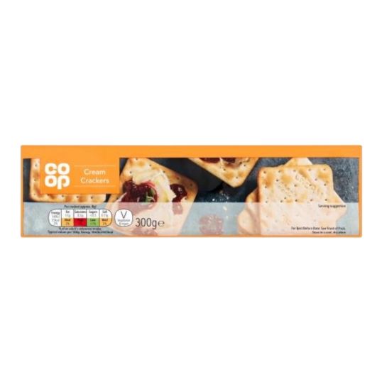 COOP CREAM CRACKERS 300 GMS