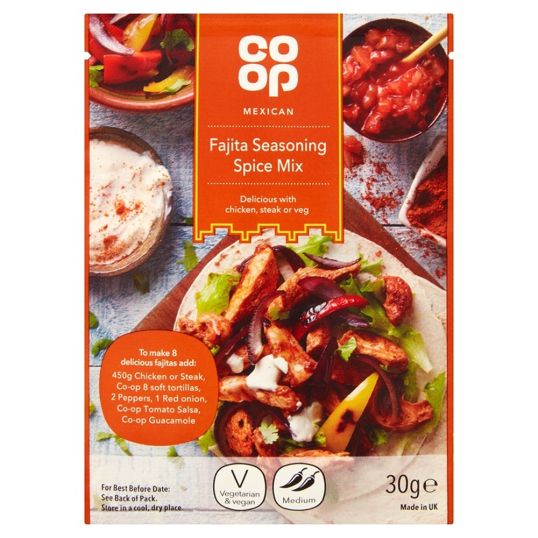 COOP FAJITA SEASON SACHET 30 GMS