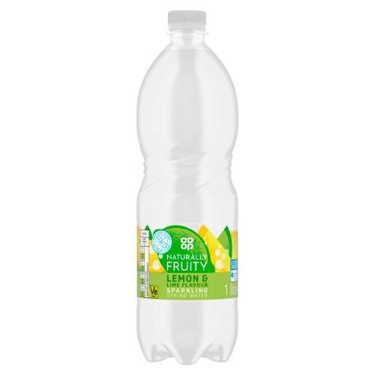 COOP LEMON N LIME SPARKLING WATER 1 LTR