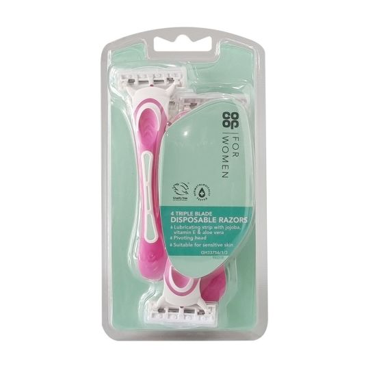 COOP TRIPLE BLADE DISPOSABLES 4'S