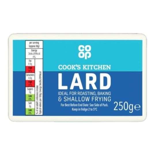 COOP LARD 250 GMS (CONTAINS PORK)