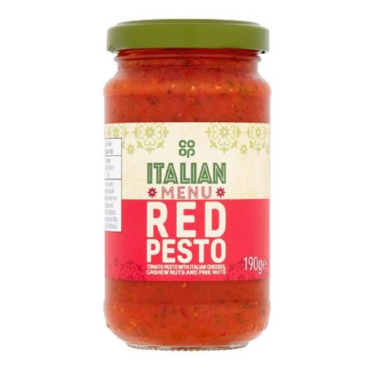 COOP ITALIAN RED PESTO 190 GMS