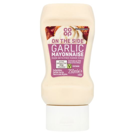 COOP GARLIC MAYONNAISE SQUEEZY 250 ML