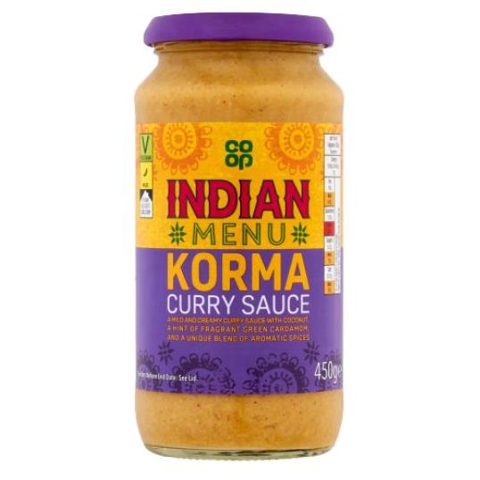 COOP KORMA SAUCE 450 GMS