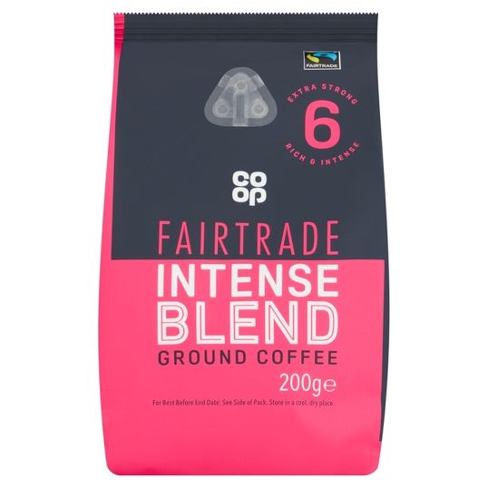 COOP FAIRTRADE INTENSE GROUND COFFEE 200 GMS