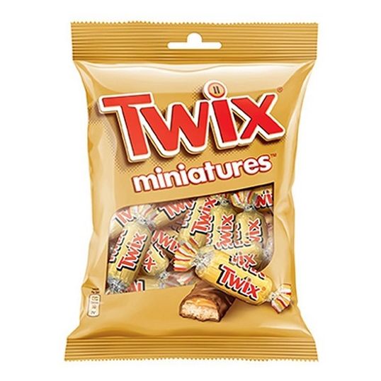 TWIX MINIATURES CHOCOLATE 8PCS