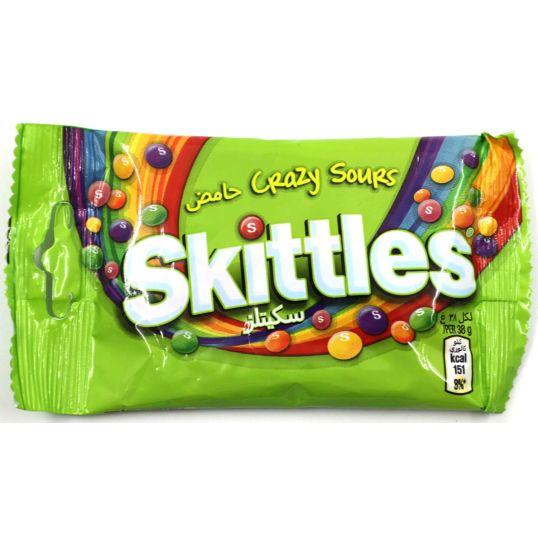 SKITTLES CRAZY SOURS 38 GMS