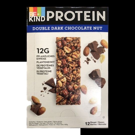 BEKIND DOUBLE DARK CHOCOLATE NUT PROTEIN BAR 12X50 GMS