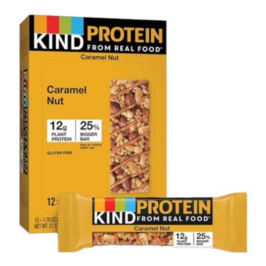 BEKIND TOASTED CARAMEL NUT PROTEIN BAR 12X50 GMS