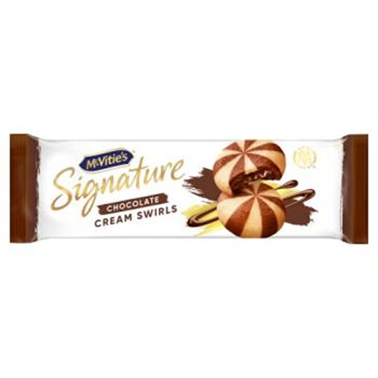 MCVITIES SIGNATURE CHOCOLATE CREAM SWIRLS 142 GMS