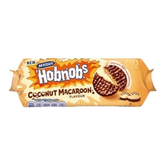 MCVITIES CHOCOLATE HOBNOB COCONUT MACARO 262 GMS