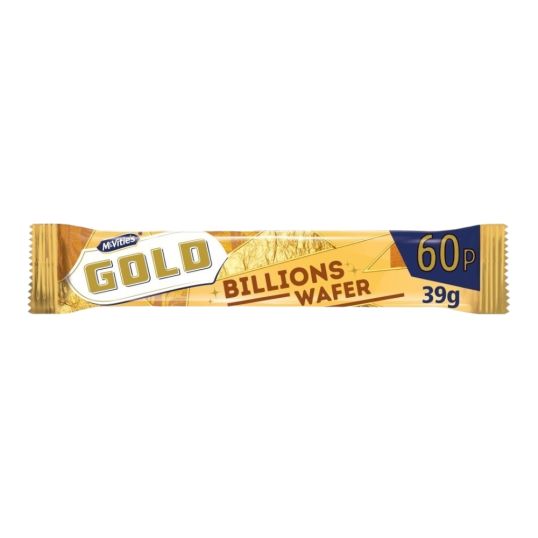 MCVITIES GOLD BILLION BAR 39.5 GMS