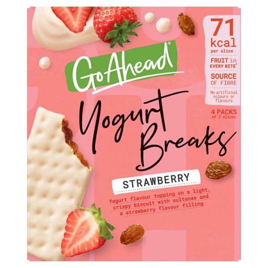 GO AHEAD YOGURT BREAK STRAWBERRY 4 PK