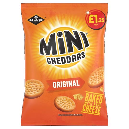 JACOBS MINI CHEDDARS ORIGINAL 90 GMS