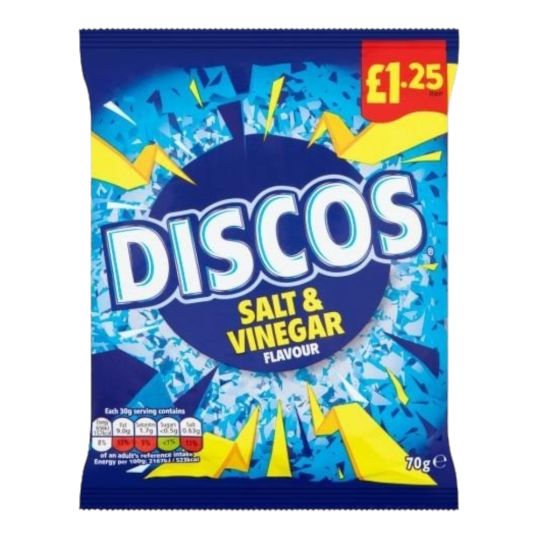 DISCOS SALT&VINEGAR 70 GMS