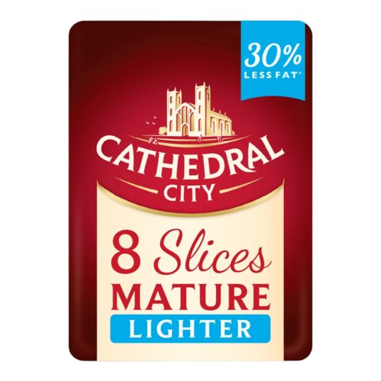 CATHERDRAL CITY LIGHTER WHITE SLICED 150 GMS