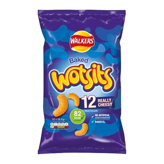 WALKERS WOTSITS CHEESE 198 GMS