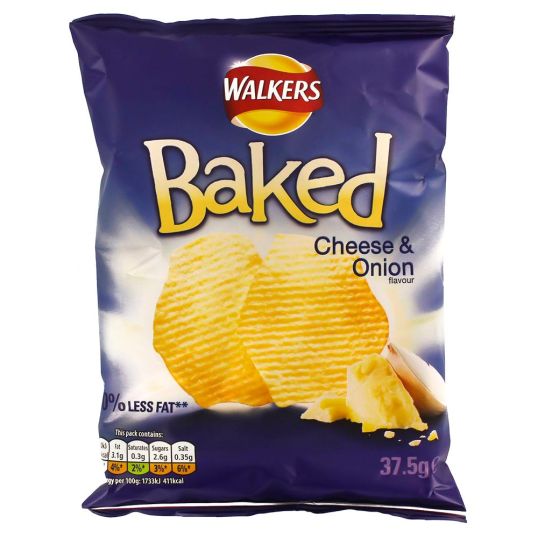 WALKERS BAKED CHEESE & ONION FLVR