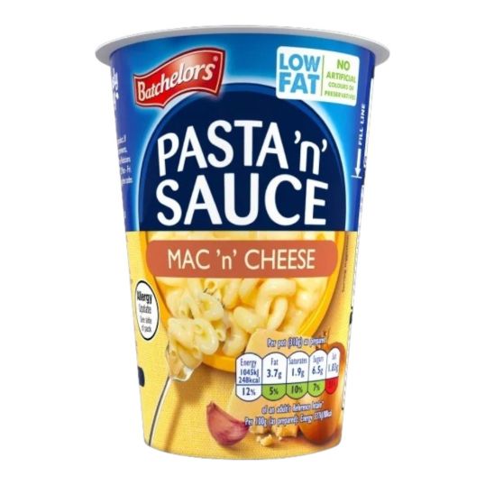 BATCHELORS PASTA N SAUCE POT MAC N CHEESE 65 GMS