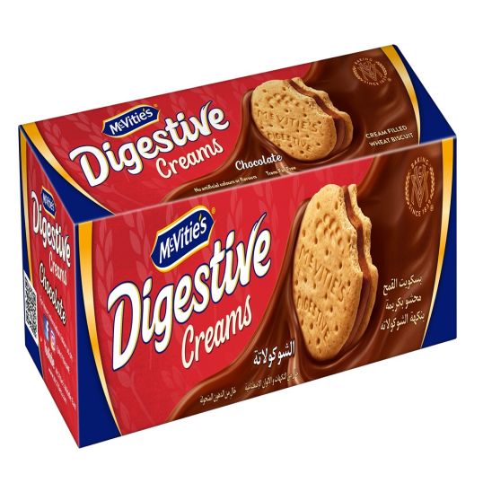 MCVITIES DGV CREAMS CHOCOLATE 100 GMS