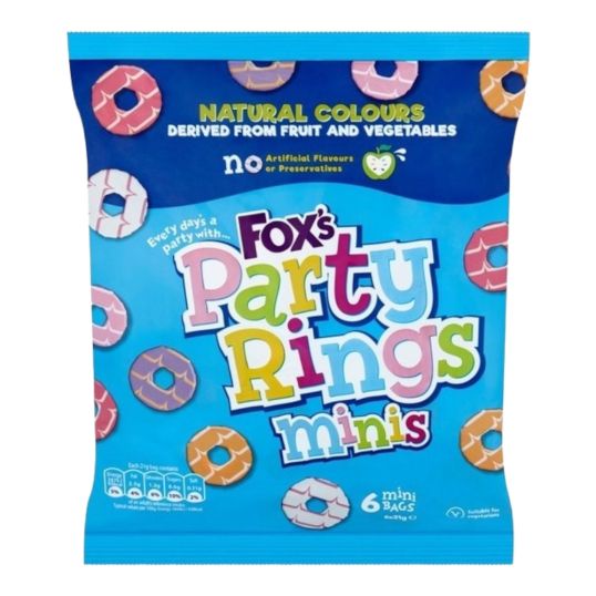 FOX`S MINI PARTY RINGS 6X21 GMS