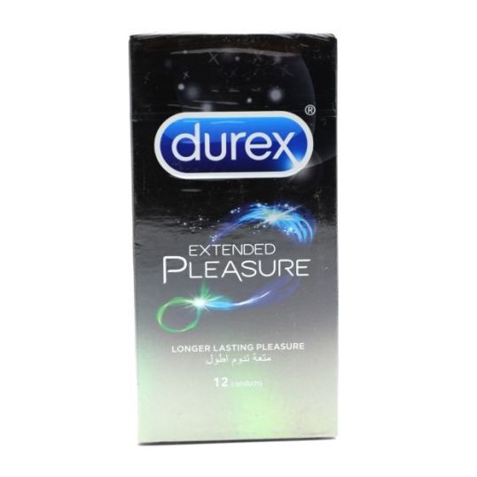 DUREX EXTENDED PLEASURE CONDOM 12`S