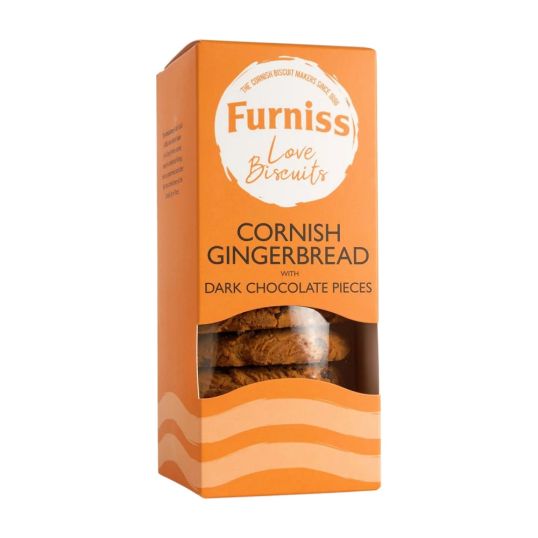 FURNISS CORNISH GINGERBREAD WITH DARK CHOCOLATE PIECES 200 GMS