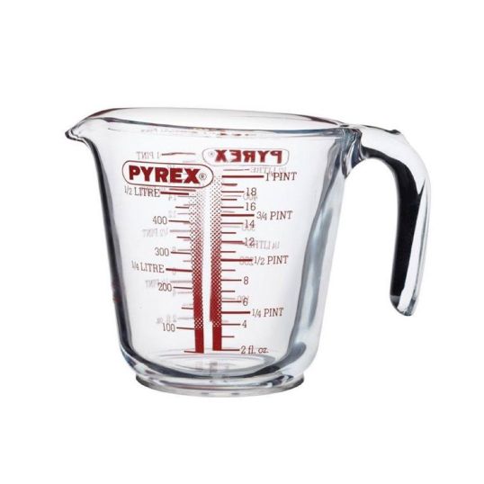 PYREX GLASS MEASURING JUG