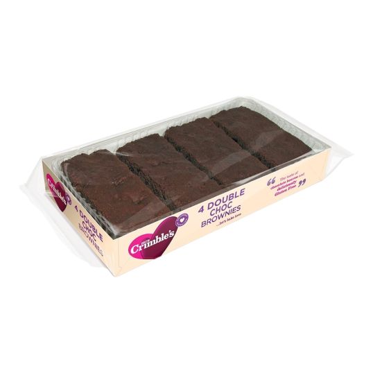 CRIMBLE`S 4 DOUBLE CHOCO BROWNIES 190 GMS