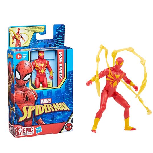 HASBRO SPIDERMAN 4IN IRON SPIDERMAN 1'S