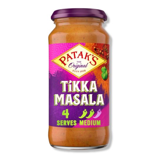 PATAKS TIKKA MASALA SAUCE MEDIUM 450 GMS