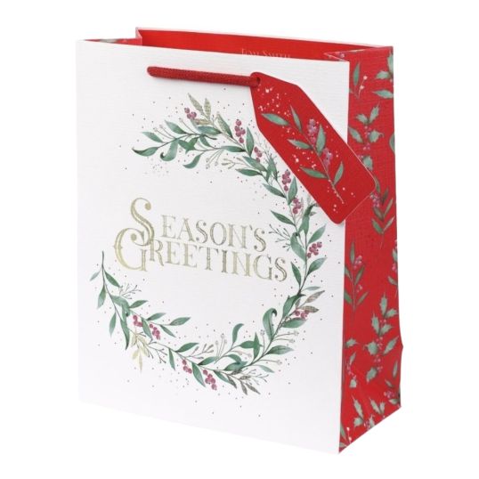 TOM SMITH FESTIVE HOME CHRISTMAS MEDIUM BAG