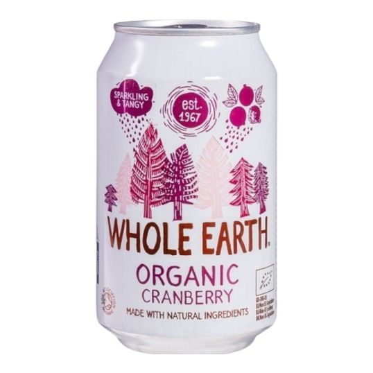 WHOLE EARTH ORGANIC CRANBERRY DRINK 330 ML