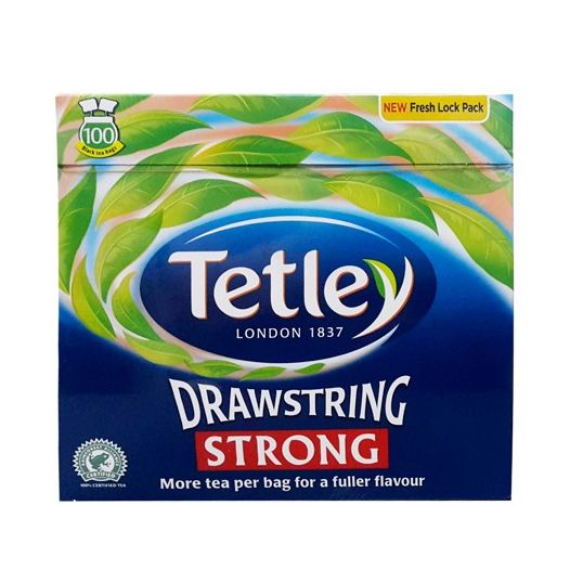 TETLEY PURE BLACK TEA BAG DRAWSTRING 100`S