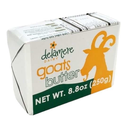 DELAMERE GOATS BUTTER LIGHTLY SALTED 250 GMS