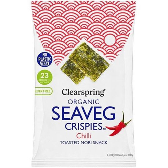 CLEARSPRING CHILLI SEAVEG CRISPIES 4 GMS