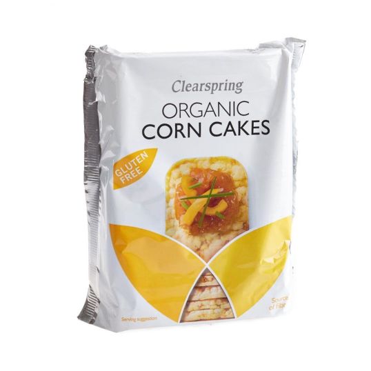 CLEARSPRING ORGANIC CORN CAKES 130 GMS