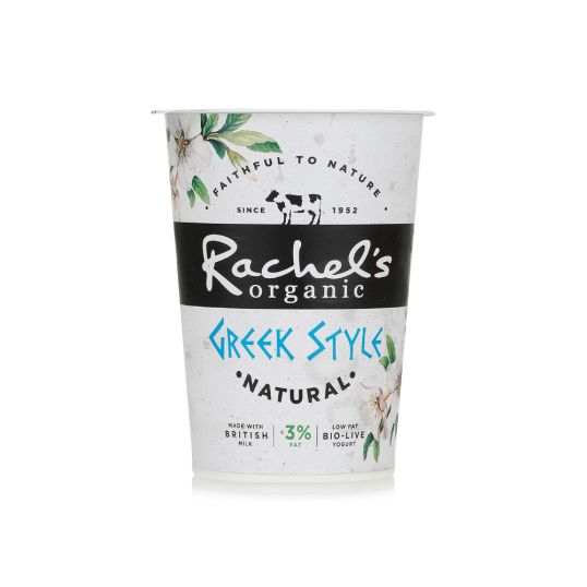 RACHEL`S RACHELS ORGANIC GREEK STYLE LOW FAT YOGHURT 450 GMS