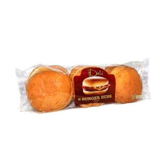 THE DELI PLAIN BURGER BUNS 6PK