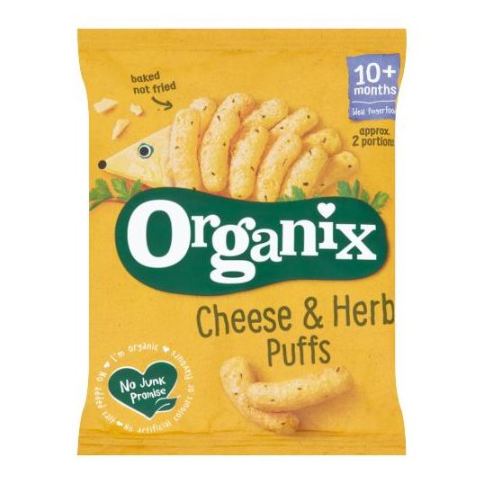 ORGANIX GOODIES CHEESE & HERB PUFFS