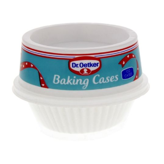 DR OETKER SUPERCOOK BAKING CASES WHITE 24 GMS