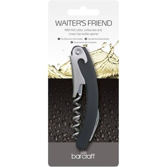 KITCHEN CRAFT CORKSCREW WITH FOIL CUTTER KNIFE 1'S