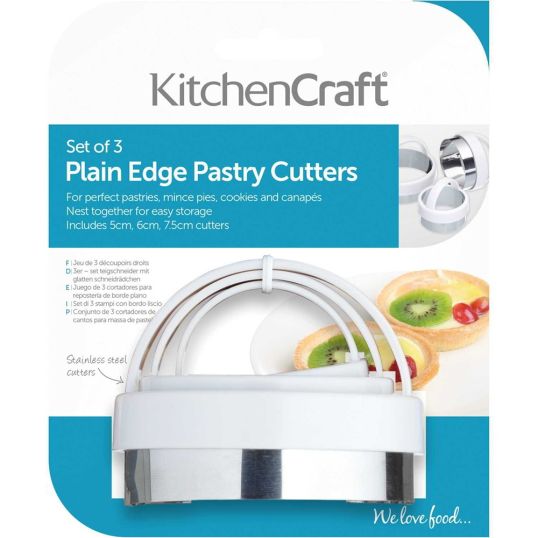 KITCHEN CRAFT PASTRY CUTTER 1'S