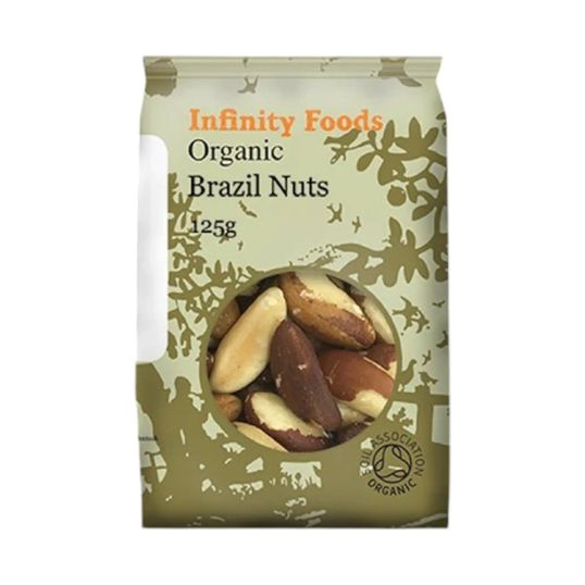 INFINITY ORGANIC BRAZIL NUTS 125 GMS