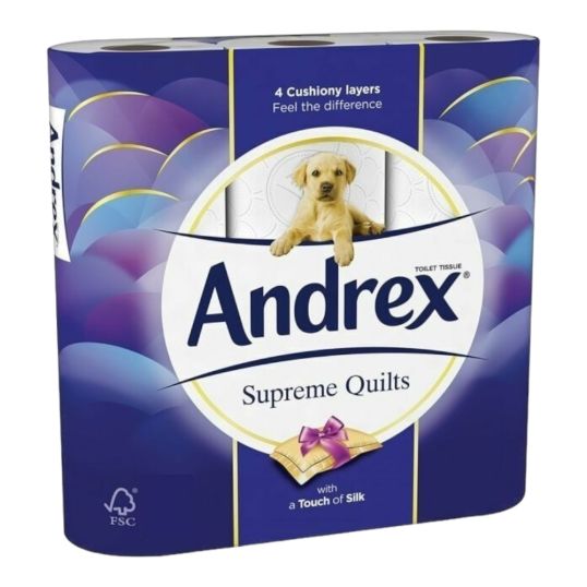 ANDREX TOILET TISSUE QUILTED 9 ROLL