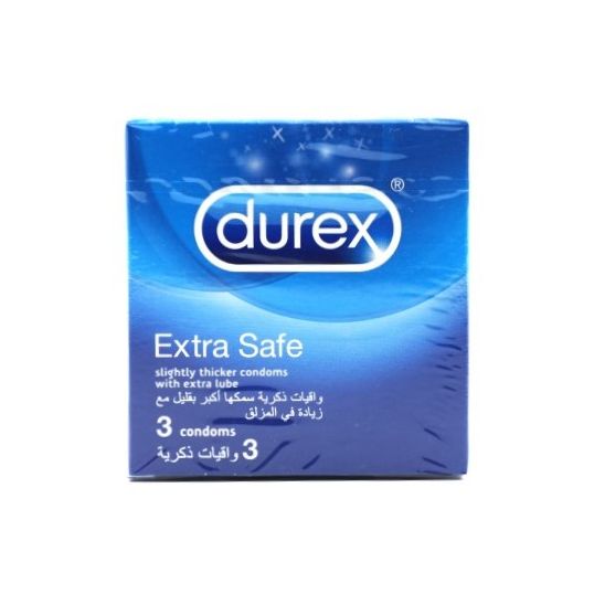 DUREX EXTRA SAFE CONDOM 3`S