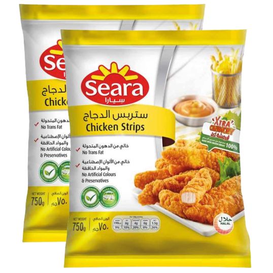 SEARA CHICKEN STRIPS 2X750 GMS SPL OFFER